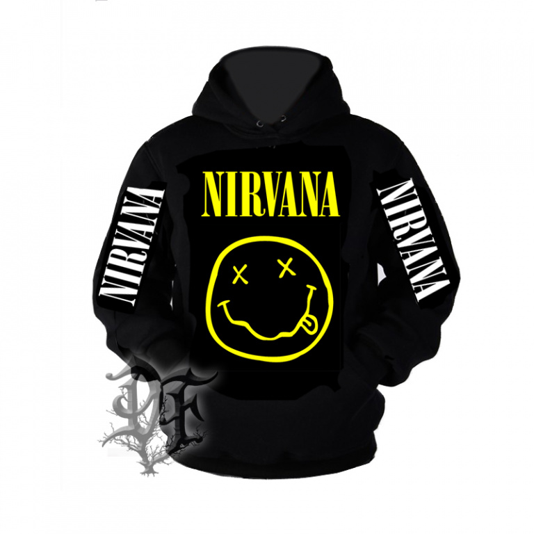 картинка Балахон Nirvana надпись от магазина Darkforest