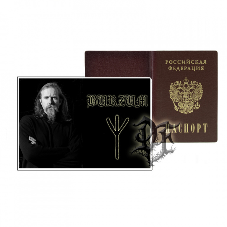 картинка Обложка для паспорта Burzum солист от магазина Darkforest