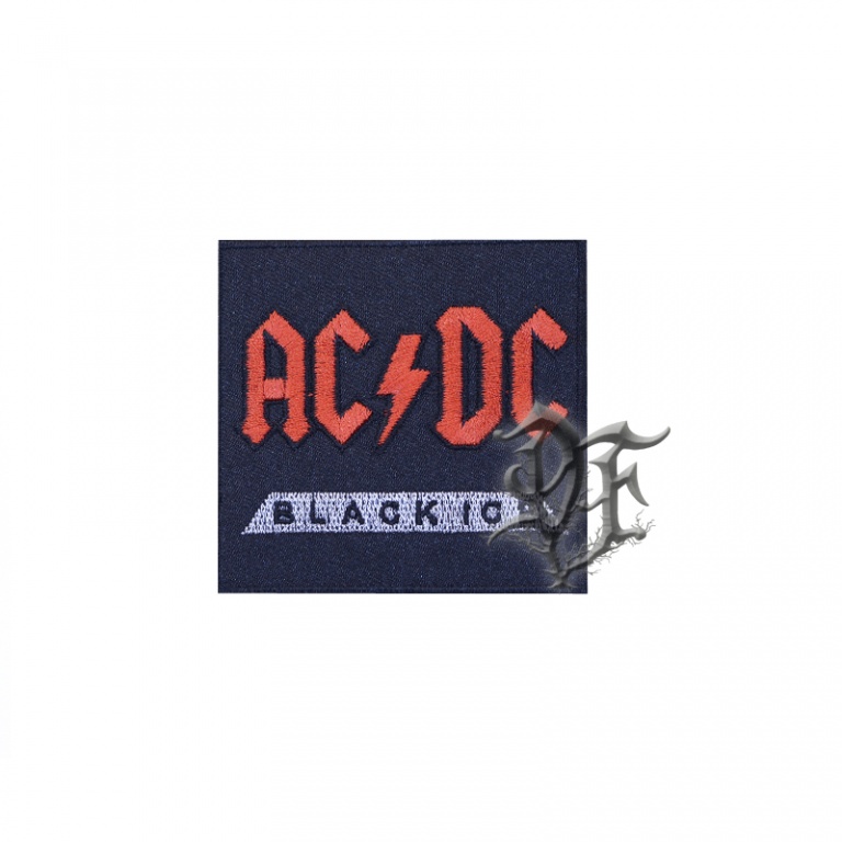 Нашивка AC/DC Black Ice название альбома