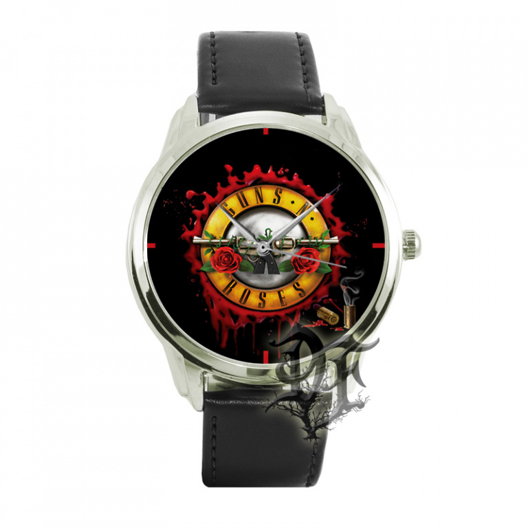 картинка Часы наручные Guns n Roses пуля от магазина Darkforest
