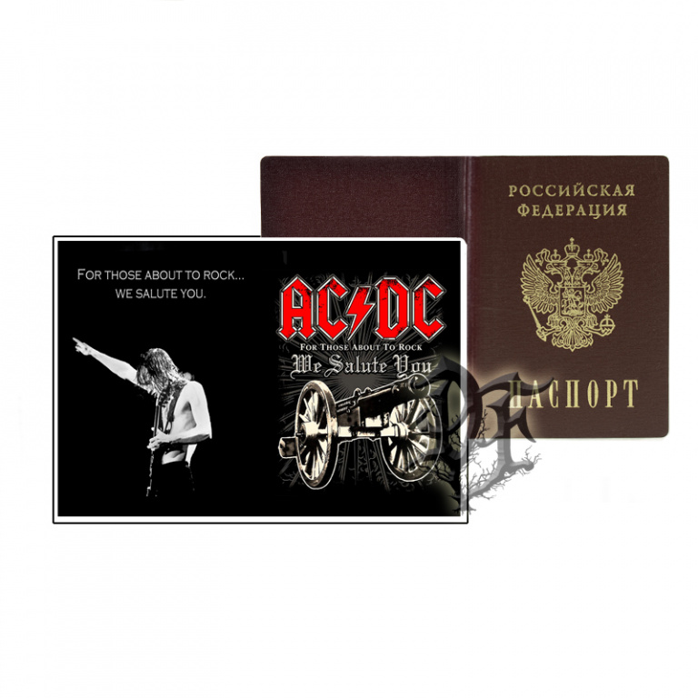 картинка Обложка для паспорта AC/DC альбом от магазина Darkforest