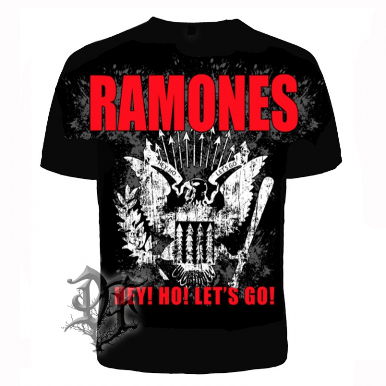 картинка Футболка Ramones тотальная от магазина Darkforest