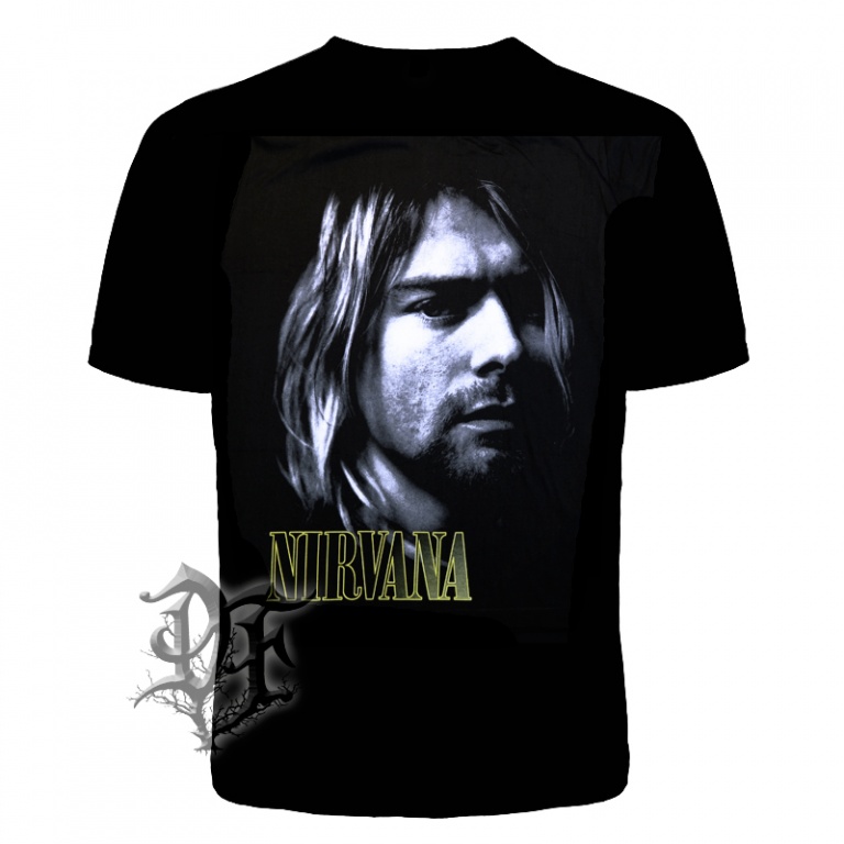 картинка Футболка Nirvana портрет от магазина Darkforest