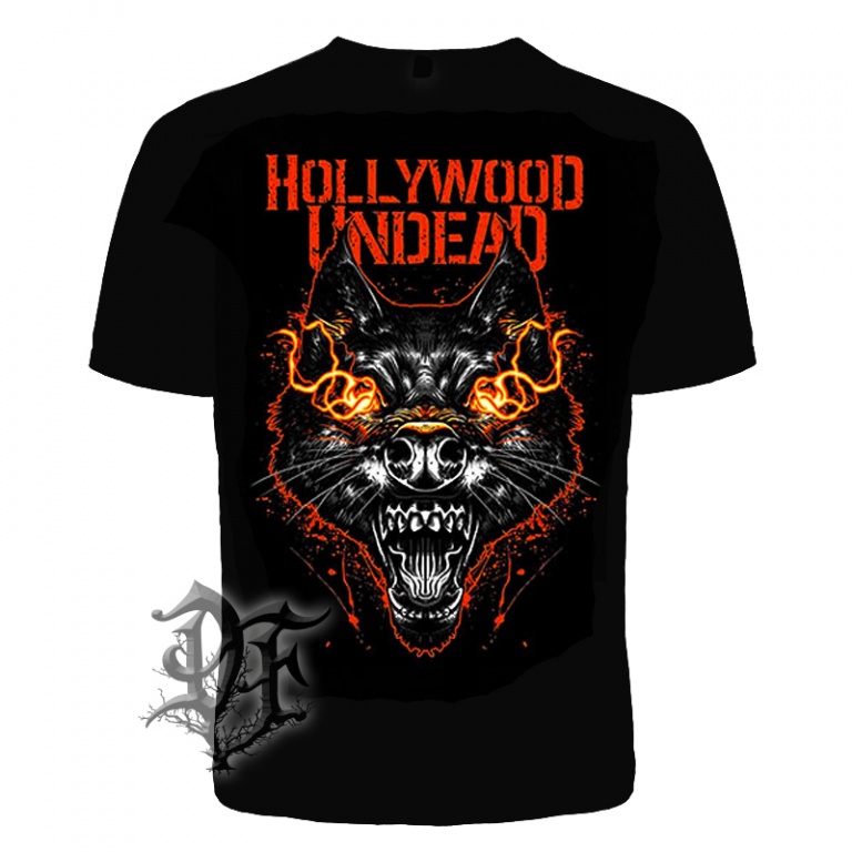картинка Футболка Hollywood Undead кот от магазина Darkforest