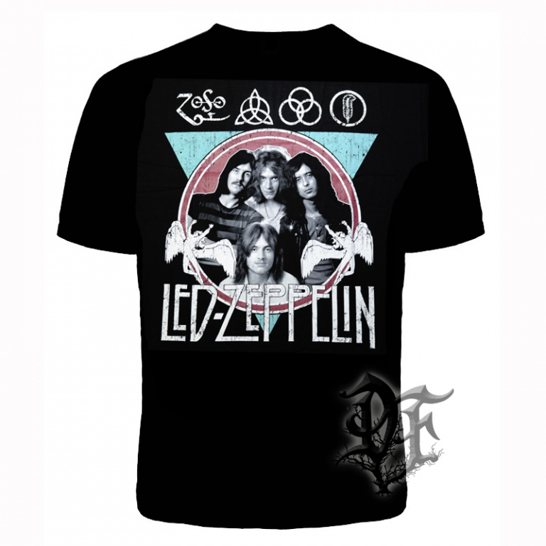 картинка Футболка Led Zeppelin группа с логотипом от магазина Darkforest