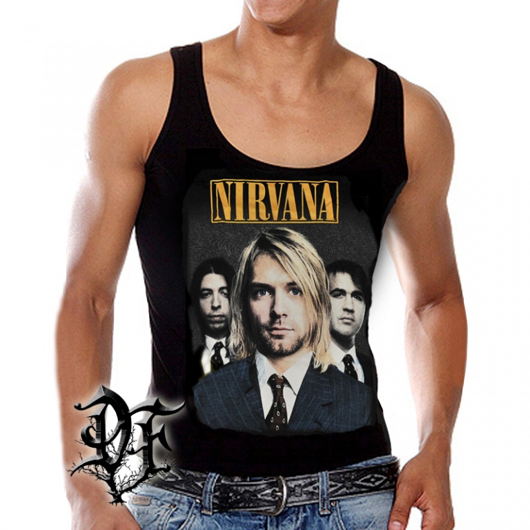 картинка Майка Nirvana группа от магазина Darkforest