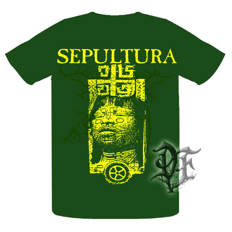 картинка Футболка Sepultura зеленая от магазина Darkforest