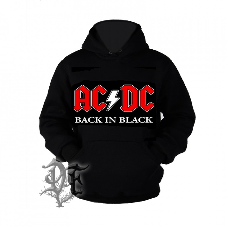 картинка Балахон AC/DC Back in black от магазина Darkforest