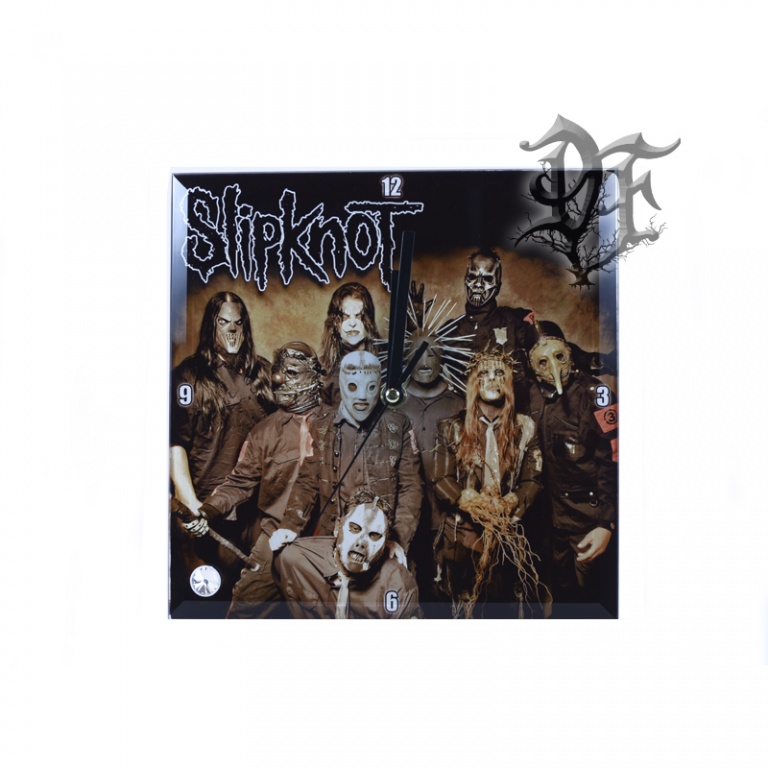 картинка Часы Slipknot настольные от магазина Darkforest