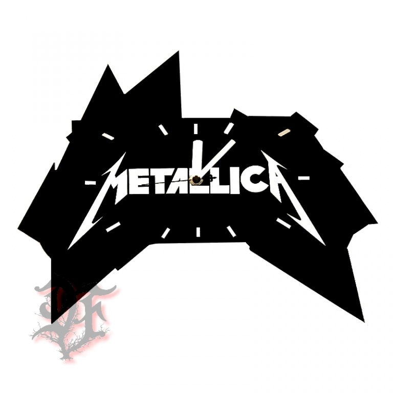 картинка Часы настенные Metallica Логотип от магазина Darkforest