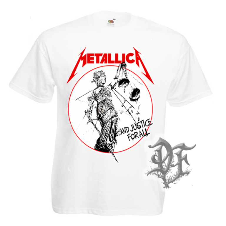 картинка Футболка Metallica белая от магазина Darkforest
