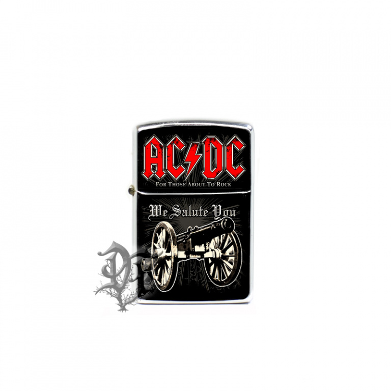 картинка Зажигалка AC/DC For Those About to Rock от магазина Darkforest