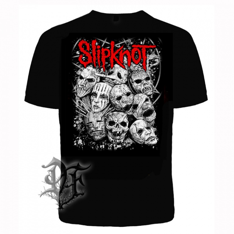 картинка Футболка Slipknot ч.б от магазина Darkforest