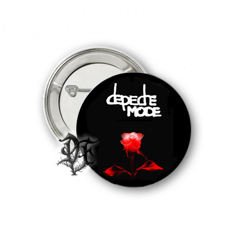картинка Значок Depeche Mode роза от магазина Darkforest