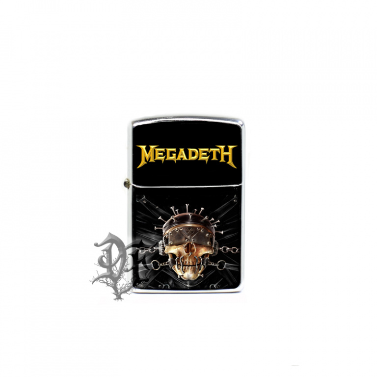 Зажигалка Megadeth череп