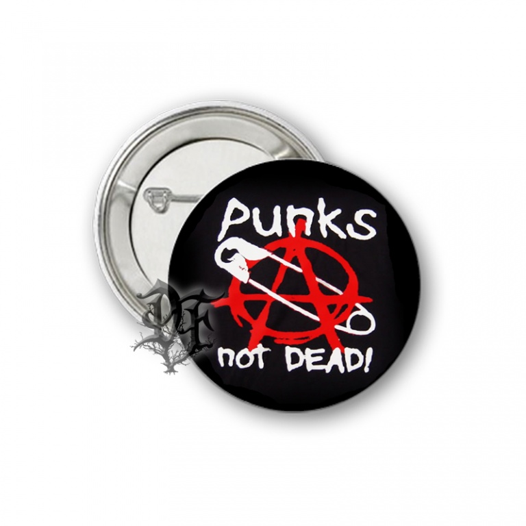 картинка Значок Punks Not Dead от магазина Darkforest