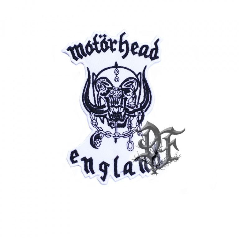 картинка Нашивка Motörhead белая от магазина Darkforest