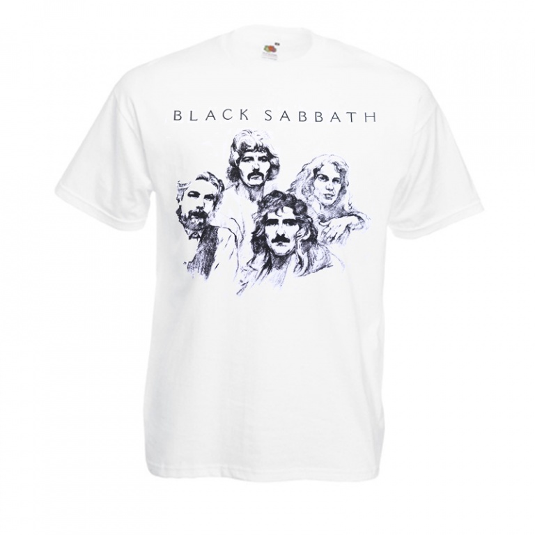 картинка Футболка Black Sabbath белая от магазина Darkforest