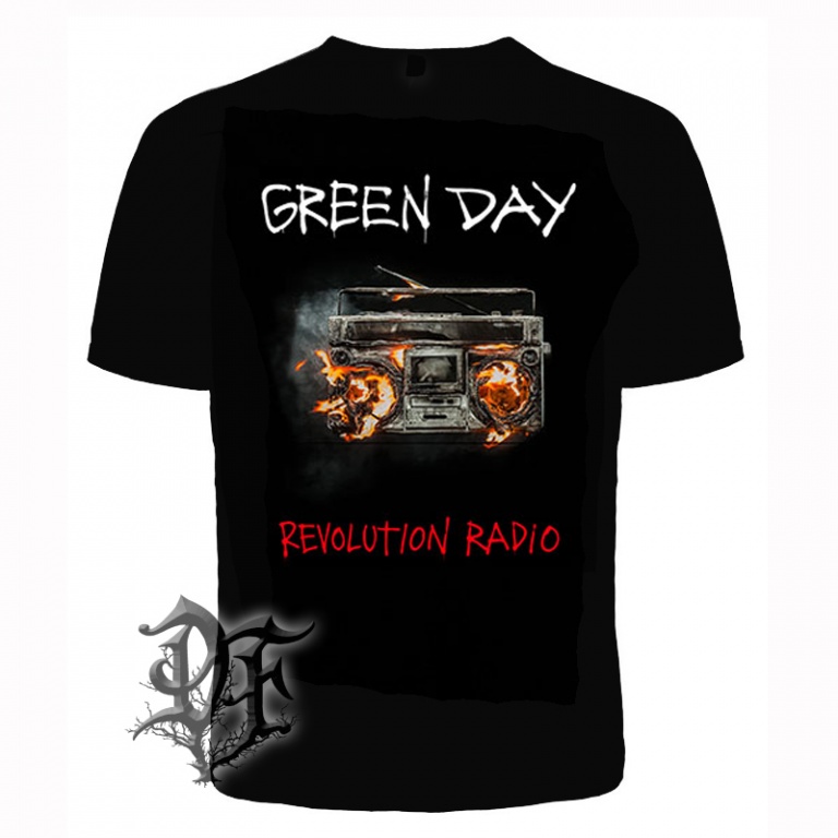 картинка Футболка Green day revolution radio от магазина Darkforest