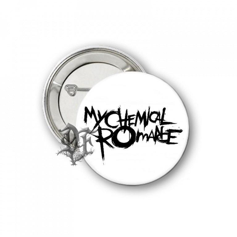 картинка Значок My Chemical Romance белый от магазина Darkforest
