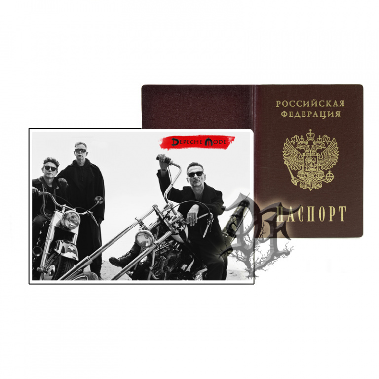 Обложка для паспорта Depeche Mode группа