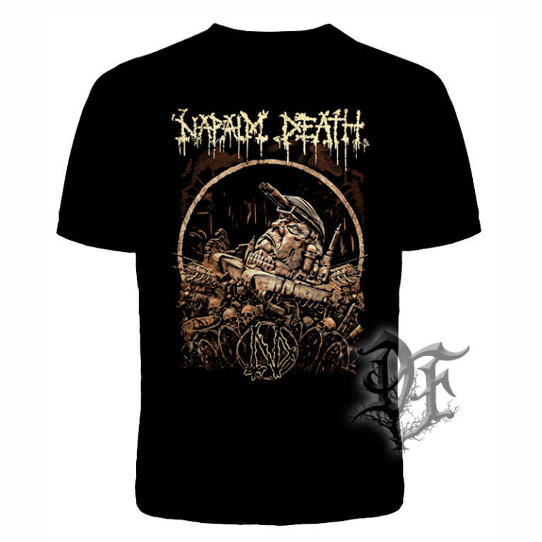 Футболка Napalm Death пушка