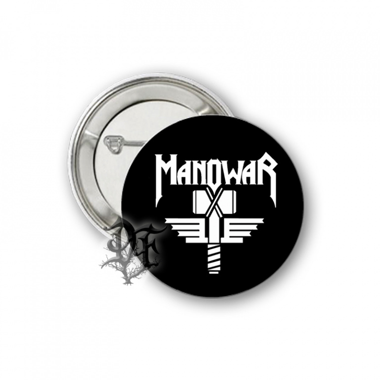 картинка Значок Manowar надпись от магазина Darkforest