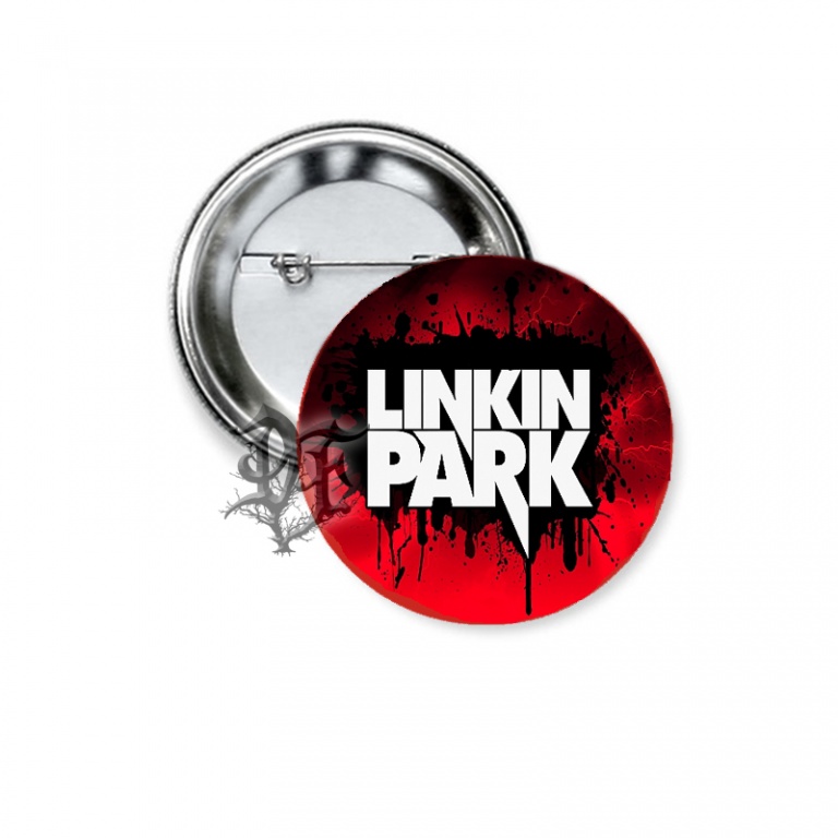 Значок Linkin Park красный