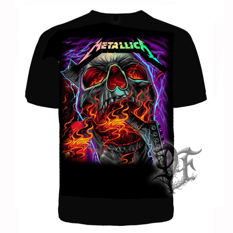 картинка Футболка Metallica череп цветной от магазина Darkforest