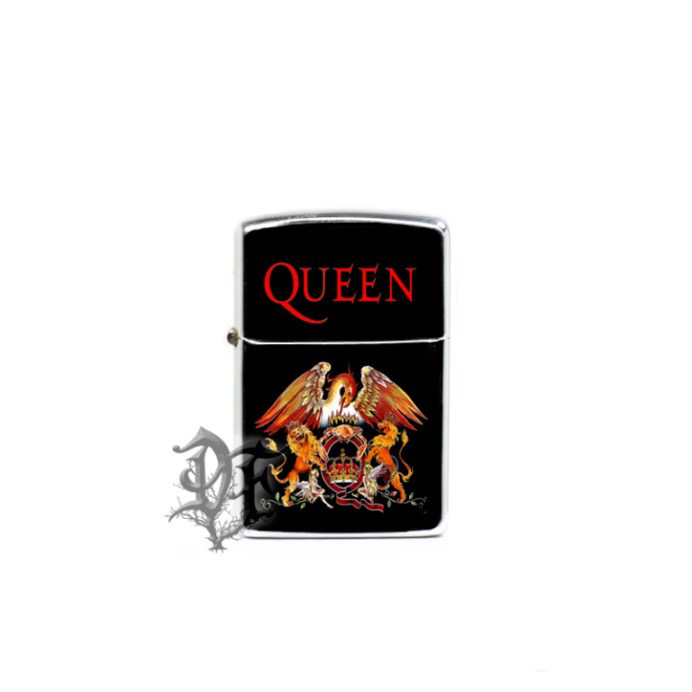 картинка Зажигалка Queen герб от магазина Darkforest