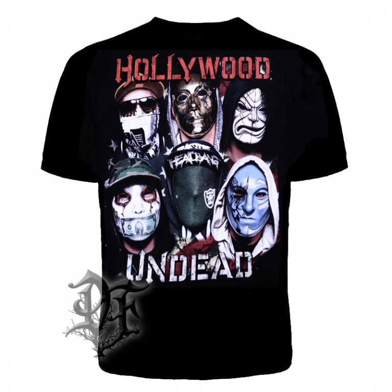 картинка Футболка Hollywood Undead группа от магазина Darkforest