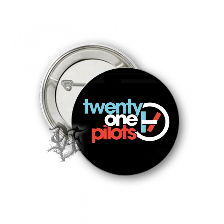 Значок Twenty One Pilots надпись с логотипом
