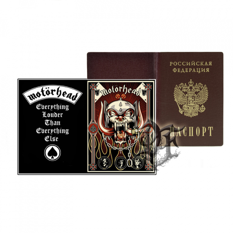 картинка Обложка для паспорта Motörhead альбом от магазина Darkforest