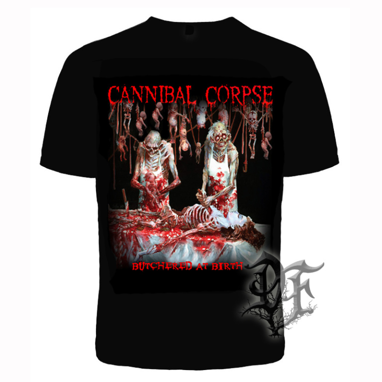 картинка Футболка Cannibal Corpse butchered at birth от магазина Darkforest