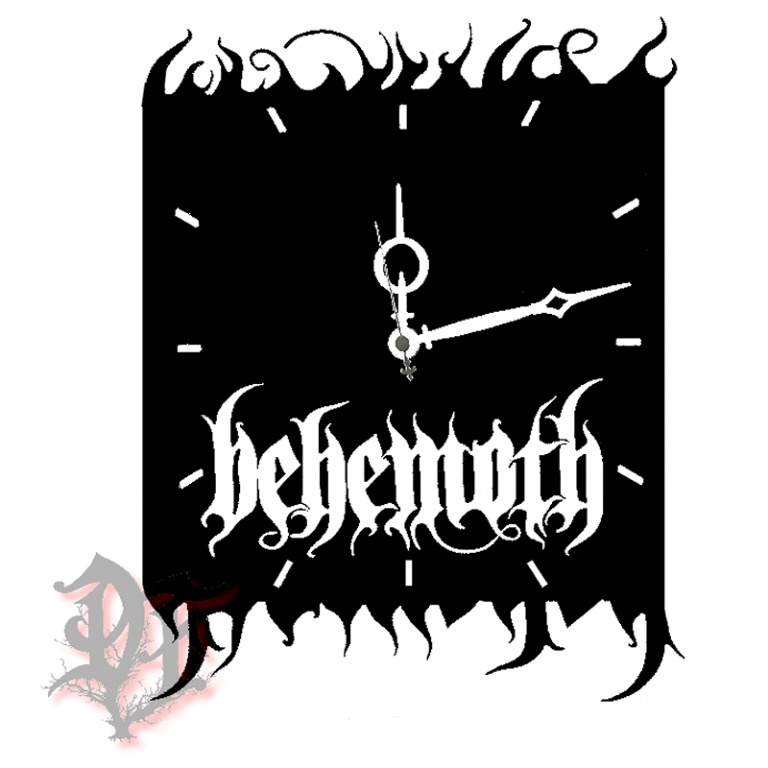 картинка Часы настенные Behemoth от магазина Darkforest