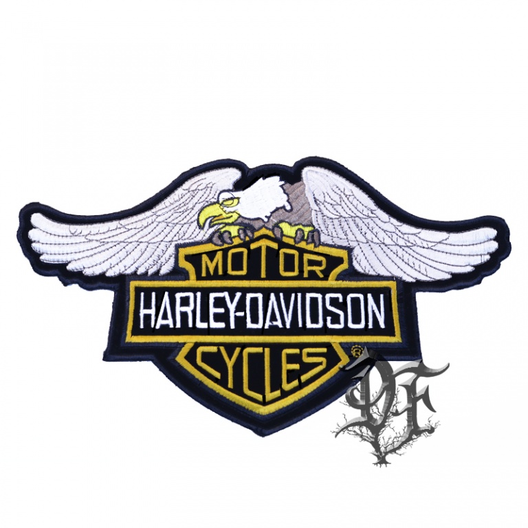 картинка Нашивка на спину с орлом Harley Davidson от магазина Darkforest
