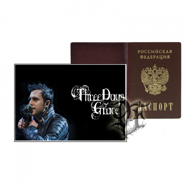 картинка Обложка для паспорта Three Days Grace солист от магазина Darkforest