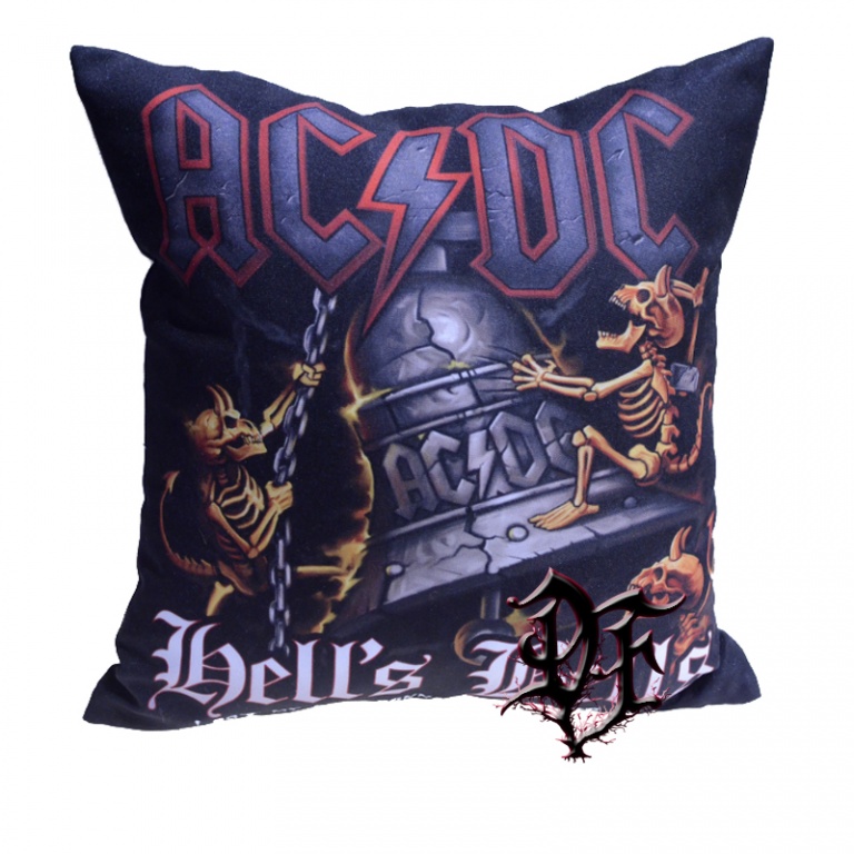 картинка Подушка AC/DC Hells bells от магазина Darkforest