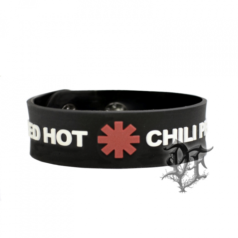 картинка Браслет Red Hot Chili Peppers силиконовый малый от магазина Darkforest