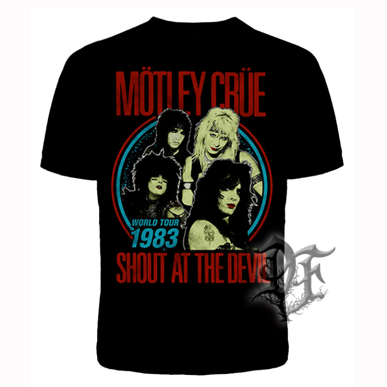 Футболка Motley Crue World Ture 1983