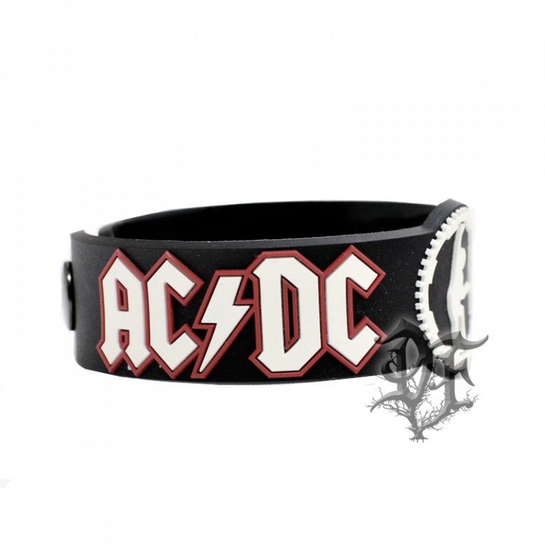 Браслет AC/DC силиконовый круг