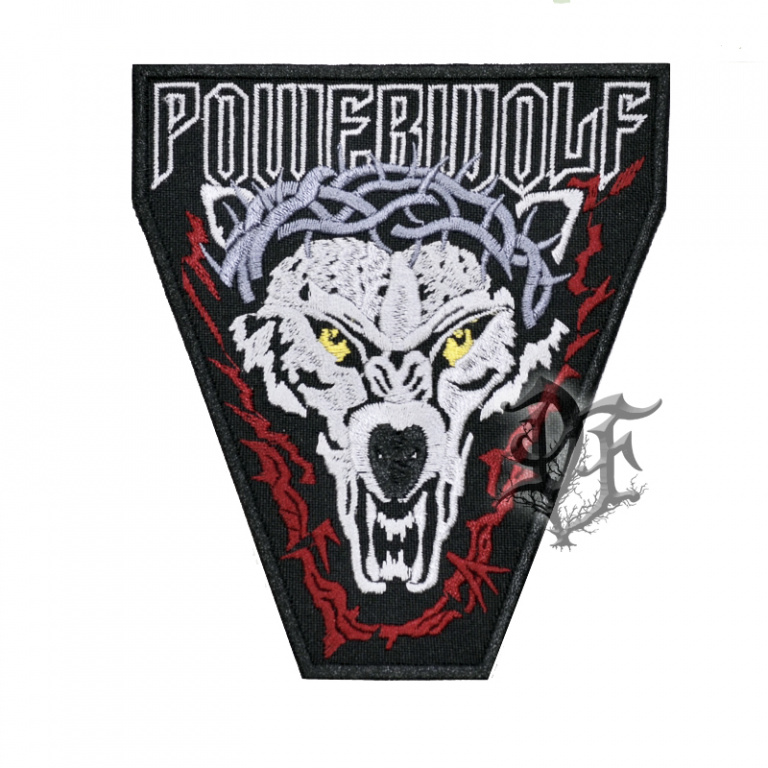 картинка Нашивка Powerwolf голова волка от магазина Darkforest