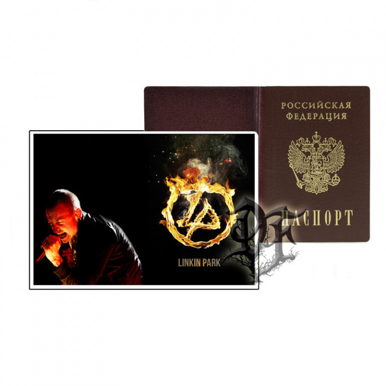 Обложка для паспорта Linkin Park солист
