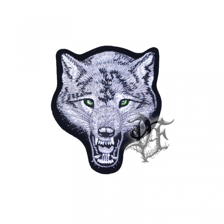 картинка Нашивка Волк с оскалом от магазина Darkforest