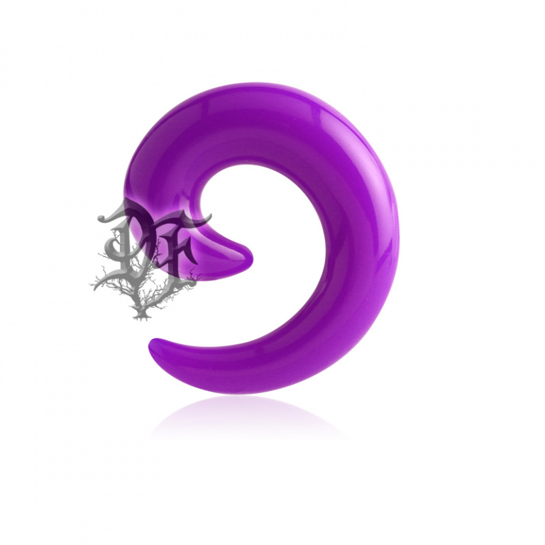 картинка Спираль улитка из акрила фиолет от магазина Darkforest