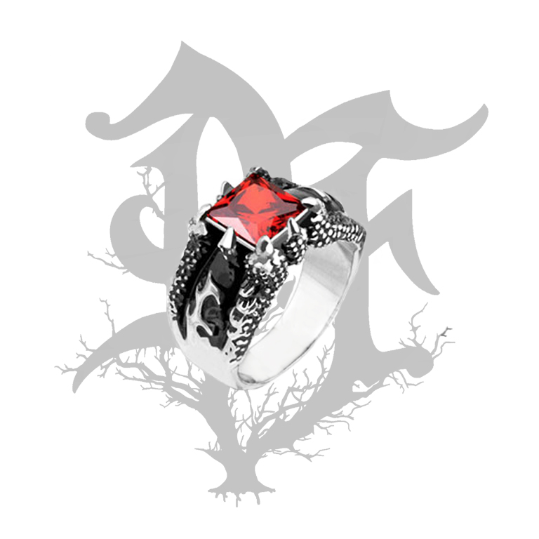 картинка Кольцо с красным камнем от магазина Darkforest