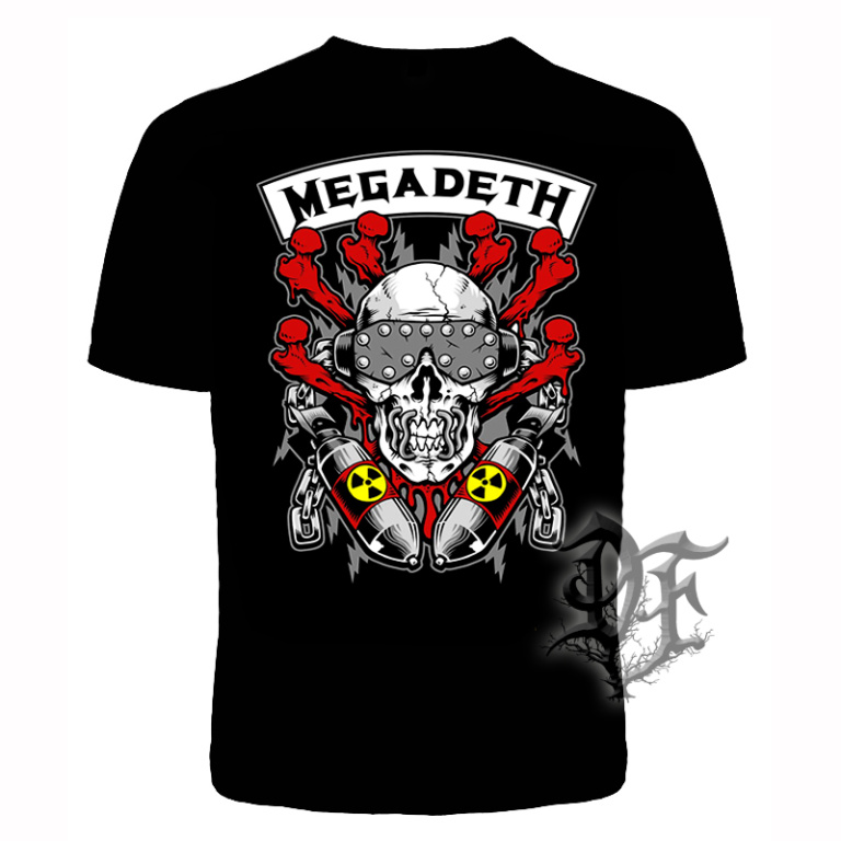 Футболка Megadeth радиация
