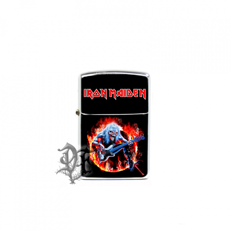 картинка Зажигалка Iron Maiden огонь от магазина Darkforest