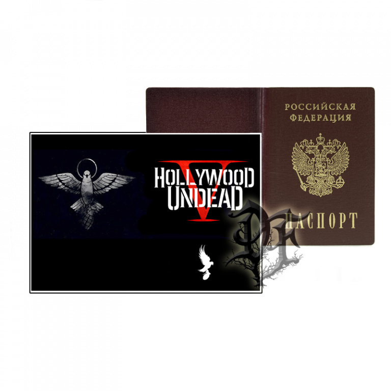 Обложка для паспорта Hollywood Undead