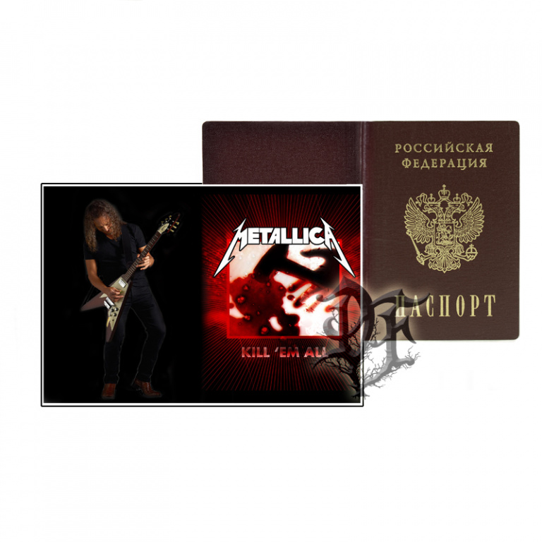 картинка Обложка для паспорта Metallica мол. от магазина Darkforest